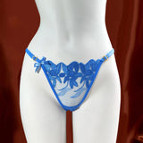 Sexy Customized Name Lace Thong Panties for Women Adjustable Underwear Detachable DIY Letter Personality Valentine's Day Gift