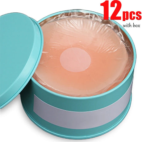 Reusable Women Breast Petals Lift Nipple Cover Invisible Petal Adhesive Strapless Backless Stick on Bra Silicone Breast Stickers