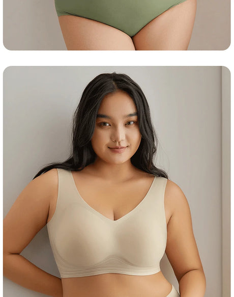 Multi-Color Solid Pattern Jelly Latex Girls' Bra Plus Size Adjustable Removable Steel Ring Everyday Spandex Marks Made