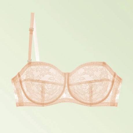 Mesh Thin Lace Transparent Bra Close-fitting Shockproof Seamless Invisible Bra Anti-sagging Lingerie Push Up Underwear Wedding