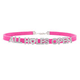 Sexy Bad Words All Holes Open Letters Choker Necklace Women Men Suggestive Adult Chocker Collar Cosplay Custom Jewelry Gift