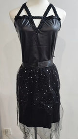 Halloween Witch Costumes for Women Adult Fantasy Black  Dress UP Party  Carnival Performance