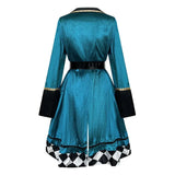 Magician Clown Cosplay Costume Alice Costume Circus Outfits Hatter Halloween Carnival Stage Performance Roleplay Clothes