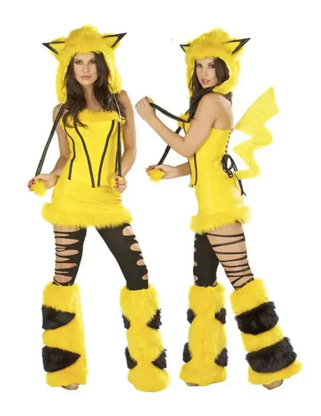 Cosplay Halloween Party Costume Ape Character Role Play Uniform Orange With Big Tail Wolf Game Costume Cosplay Costume