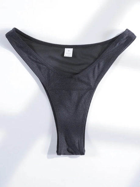Miyouj Push Up Bathsuit Sexy Bikini Solid Two Piece Suit Triangle Swimwear 2026 Swimsuits Low Waist Bikinis High Cut Bathwear