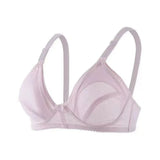 Cotton Maternity Nursing Bra Wire Free Open Breast Design Open Breast Bra Plus Size Sleep Underwear Cotton Wire Free Bra