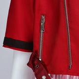 Fantasy VII Cosplay Game FF7 Aerith Gainsborough Cosplay Costume Aerith Coat and Dress Full Set Halloween Party Outfits
