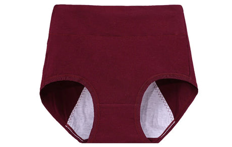 6XL 115kg Plus Size Fat Women Physiological Underwear Menstrual Leak Proof Pure Cotton High Waist Sanitary Lingerie Panties