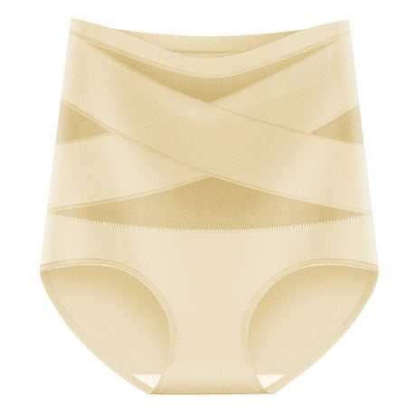 High Waist Seamless Women Brief Underwear 8 Pack Plus Size Gentle Tummy Control Waist Hip Shaping Close Fitting Shorts
