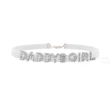 Sexy Gothic DADDYS GIRL Letters Choker Necklace Women DIY Custom Name Collar Chocker Jewelry Necklaces Customized Products Gift