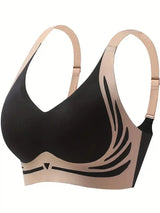 3Pcs/Set Women's Push-up Gather Wireless Bra Women Gathered Up Soft Support Adjustable Underwear Anti-sagging Seamless Bra M-2XL