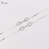 Detachable Rhinestone Metal Bra Strap for Women, Non-Slip Invisible Adjustable Crystal Shoulder Straps,Lingerie Accessories Gift