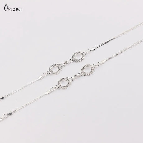 Detachable Rhinestone Metal Bra Strap for Women, Non-Slip Invisible Adjustable Crystal Shoulder Straps,Lingerie Accessories Gift