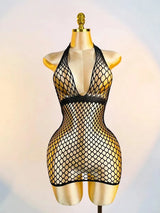 Erotic Crotchless Lingerie Mesh Hollow Bodysuits Underwear Female Teddies Bodysuit,Sexy Fishnet Bodystockings For Women