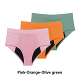3PCS/Lot Menstrual Panties Woman Very Abundant Flow Menstruation Underwear High Waist Leak Proof Period Panties for Girls Set