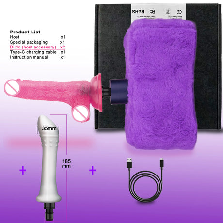 Leg Clamp Automatic Telescopic Sex Machine Plush ski sensation Female Sex Toy Masturbation Sex Machin  For men and Women