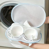 Bra Laundry Bag: Portable, Foldable, Lingerie Mesh Washing Bags for Underwear Protection—Household Pouch