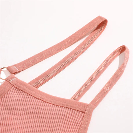 1PCS Women Sexy Cotton Panties Two Belts Hollow Out G-String Thongs Breathable Underwear for Female Solid Color Lingerie S-XL
