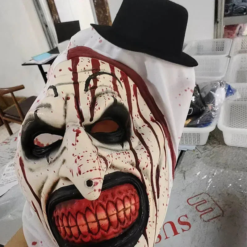 Art The Clown Cosplay Costume ‌Terrifierr 3 Bloody Outfits Killer Clowns Jumpsuits for Halloween Carnival Party Horror Costumes