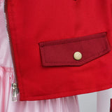 Fantasy VII Cosplay Game FF7 Aerith Gainsborough Cosplay Costume Aerith Coat and Dress Full Set Halloween Party Outfits