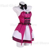 Women's Corset Dress Draculaura Cosplay Costume Women Sexy Corset Lolita Short Dress Suit Gothic Punk Dress Halloween Clothes