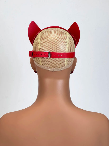 Punk PU Leather Mask Women Men Cosplay Blindfold Games Half Face Mask Gothic Party Masquerade Ball Fancy Masks