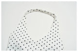 2026 New Polka Dot Halter Neck Sports Bra Deep V Backless Yoga Top Women's Gym Workout Tank Pilates Training Activewear Vest
