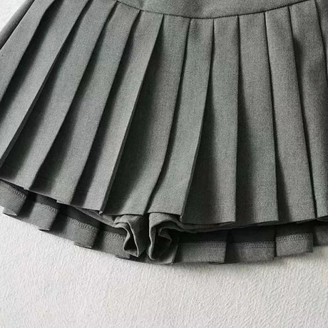 Sexy Women Pleated Skirts High Waist Summer Vintage Mini Skirts Korean Tennis Student White Designed Dance Skirt