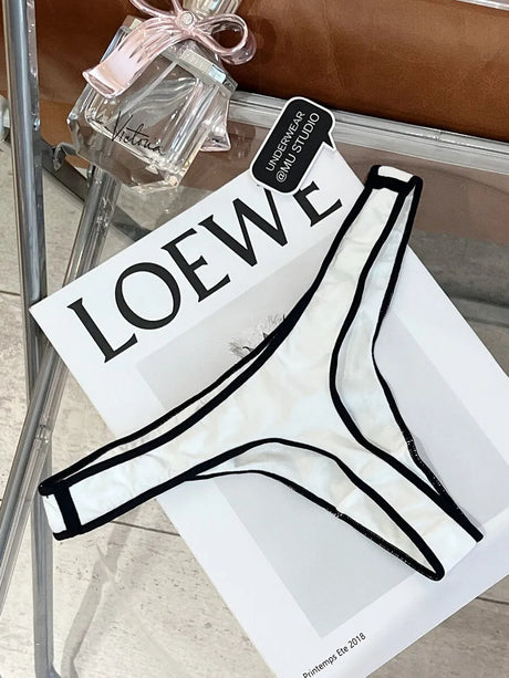 Cotton G String Girls Panties T-back Sexy Women Briefs Thong Underwear Low Waist Seamless Femlae Lingerie Size S-XL