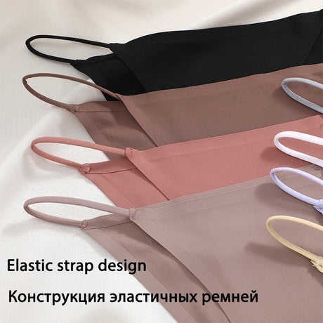 FINETOO 6Pcs/Set Ice Silk Sexy Briefs Thong Seamless Triangle Pants Women Panties Low Waist T-back Underwear Female Lingerie