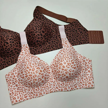 Jelly Bras for Women Non Wired Seamless Gel Plus Size Push Up Bras