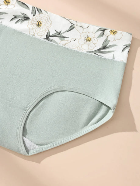 6Pcs Womens High Waist Cotton Briefs Soft Comfortable Breathable Tummy Control Butt Lift Shaping Underwear
