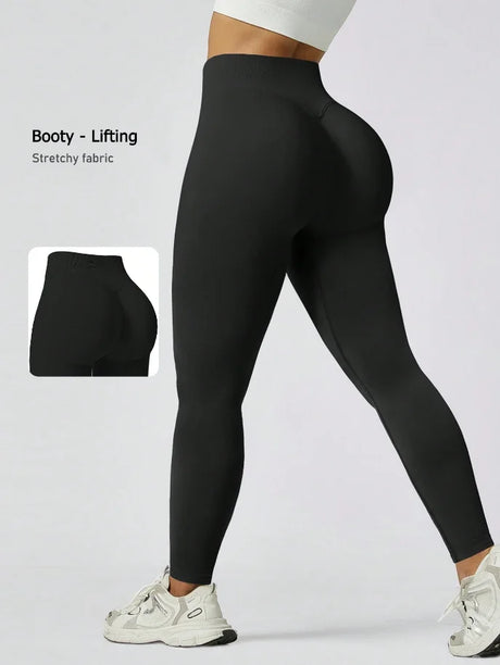 Women's Gym Tight Pants Seamless Yoga Pants Hip Lifting Workout Leggings Fitness Running Compression Sports Tights
