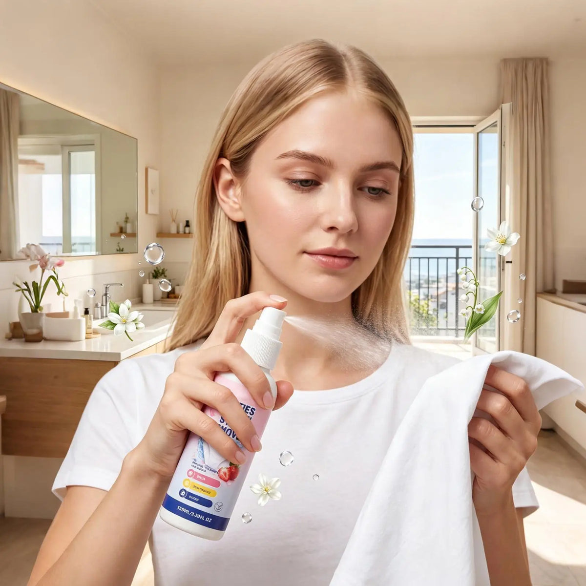 Underwear Stain Remover Spray 100ml Blood Secretion Yellow Spot Cleaner Gentle Skin Safe No Scrub Laundry Detergent for Lingerie