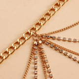 Bikini Sexy Body Chain Acrylic Crystal Wave Waist Chain For Women Sex Fashion Ladies Body Jewely Accessories Wholesale