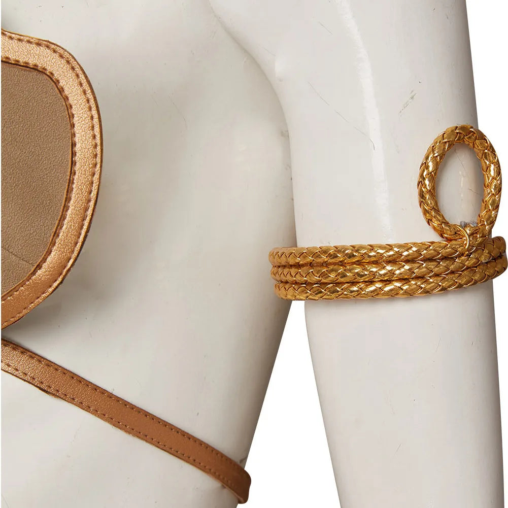 Leia Bikini Cosplay Slave Sexy Lingerie Costume Movie Space Battle Disguise Outfits Women Hand Props Halloween Fantasia Suits