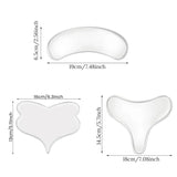 Reusable T Anti Wrinkle Chest Pad Silicone Transparent Removal Patch Face Skin Care Anti Aging Breast Lifting Chest Patch Flesh