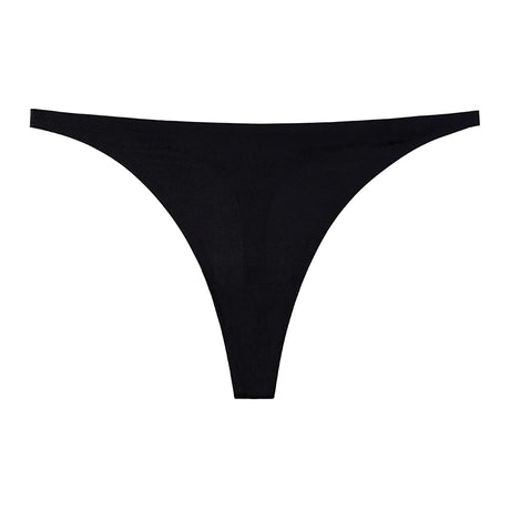 Ice Silk Thong Sexy Women Panties G String Briefs T Back for Girls Underwear Temptation Seamless Ladies Underpants  Size S-XL