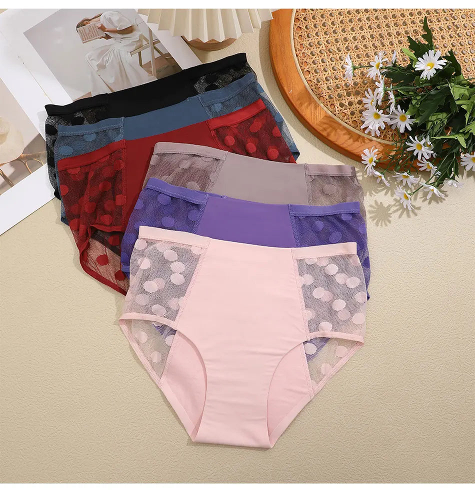 Physiological Underpants Sexy Lace Leak-proof Menstrual Three layer leak proof Sanitary Stretch Underwear Menstruation Briefs