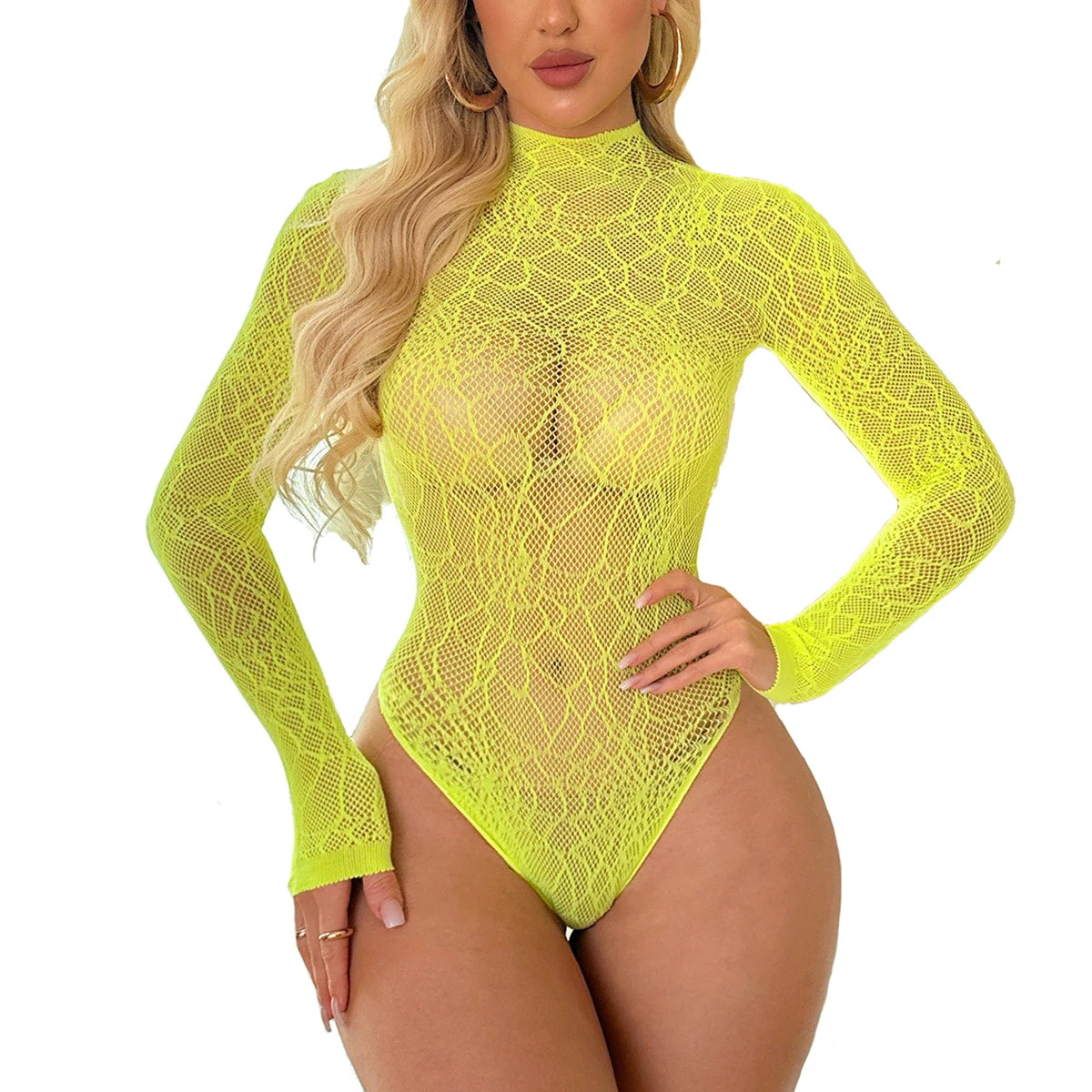 Sexy Long Sleeve Perspective Tight Erotic Underwear Exotic Spider Web Lingerie For Women Lace Sexi Costumes Catsuit