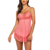 Exotic Women Lace Silk Satin Night Dress  Pajamas Nightgown Plus Size Sleepwear Nightgown Sexy Nightwear Sleepshirts for Women