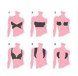 1-6pcs Boob Tape Breast Nipple Covers Push Up Bra Invisible Lift Tape Adhesive Bras Intimates Pasties Accessorie Bust Tape Women