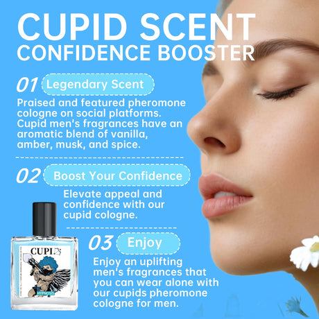 Cupid Hypnosis 2.0 Pheromone Cologne for Men - 50ml (1.7 oz) - Cupid Fragrances
