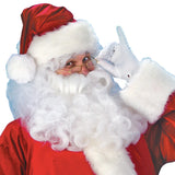 Santa Claus Cosplay Costume Christmas New Year Men Costumes Red Deluxe Classic Adults Xmas Set Carnival Party RolePlay Suits