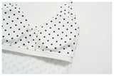 2026 New Polka Dot Halter Neck Sports Bra Deep V Backless Yoga Top Women's Gym Workout Tank Pilates Training Activewear Vest