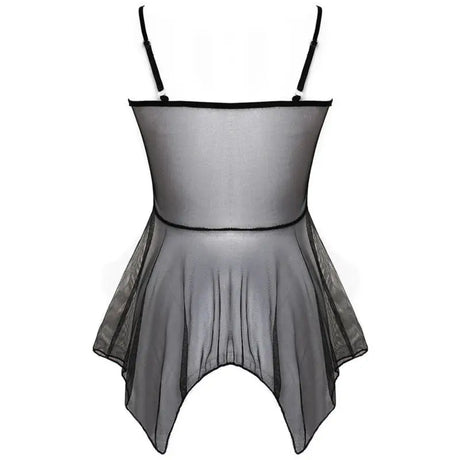 Tulle Suspenders Exquisite Women's Lencerias Lace V-Neck Underwear Semi-transparent Thong Dress Set Females Lingerie Nightgowns