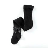 Spring Autumn Baby Girls Tights Cotton Knitting Tights for Girls Fashion Bowknot Children Girls Pantyhose Soft Leggings