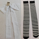 Women's Anime Alice Cosplay Costume with Necklace Alice Dress Maid Apron for Halloween Game Madness Returns Theme Girls' Outfit