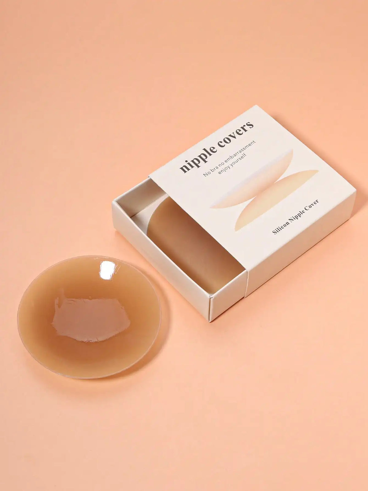 2/4pcs Ultra-Thin Reusable Nipple Covers With Gift Box, Portable Invisible Adhesive Breast Petals, Anti-Nipple Protrusion Pads, Lingerie Accessories, Suitable For Wedding