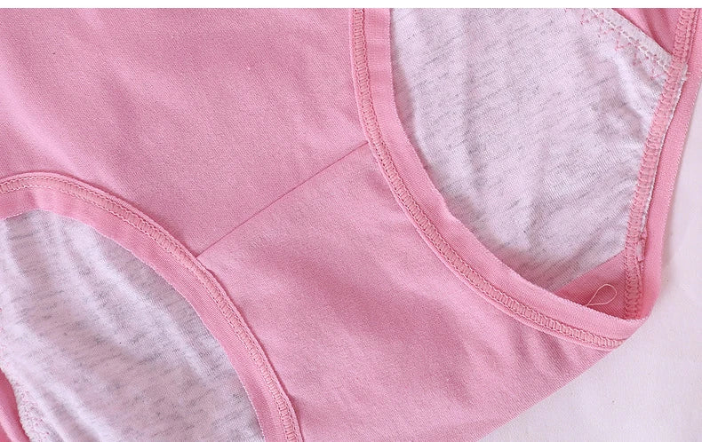 6XL 115kg Plus Size Fat Women Physiological Underwear Menstrual Leak Proof Pure Cotton High Waist Sanitary Lingerie Panties